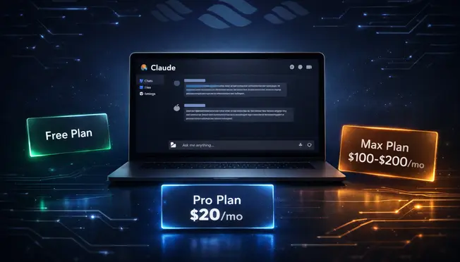 Claude -AI-Pricing 2026-comparison-for Free-Pro-and Max tiers