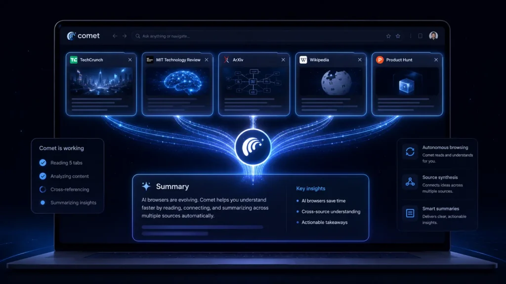 best-ai-browser-Perplexity-Comet