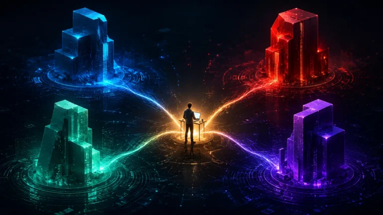 A solo AI developer connected to four competing technology platforms in the 2026 consumer AI agent war