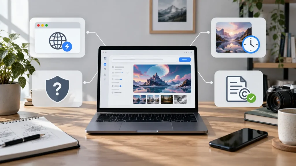Key considerations when choosing an AI image generator with no sign up