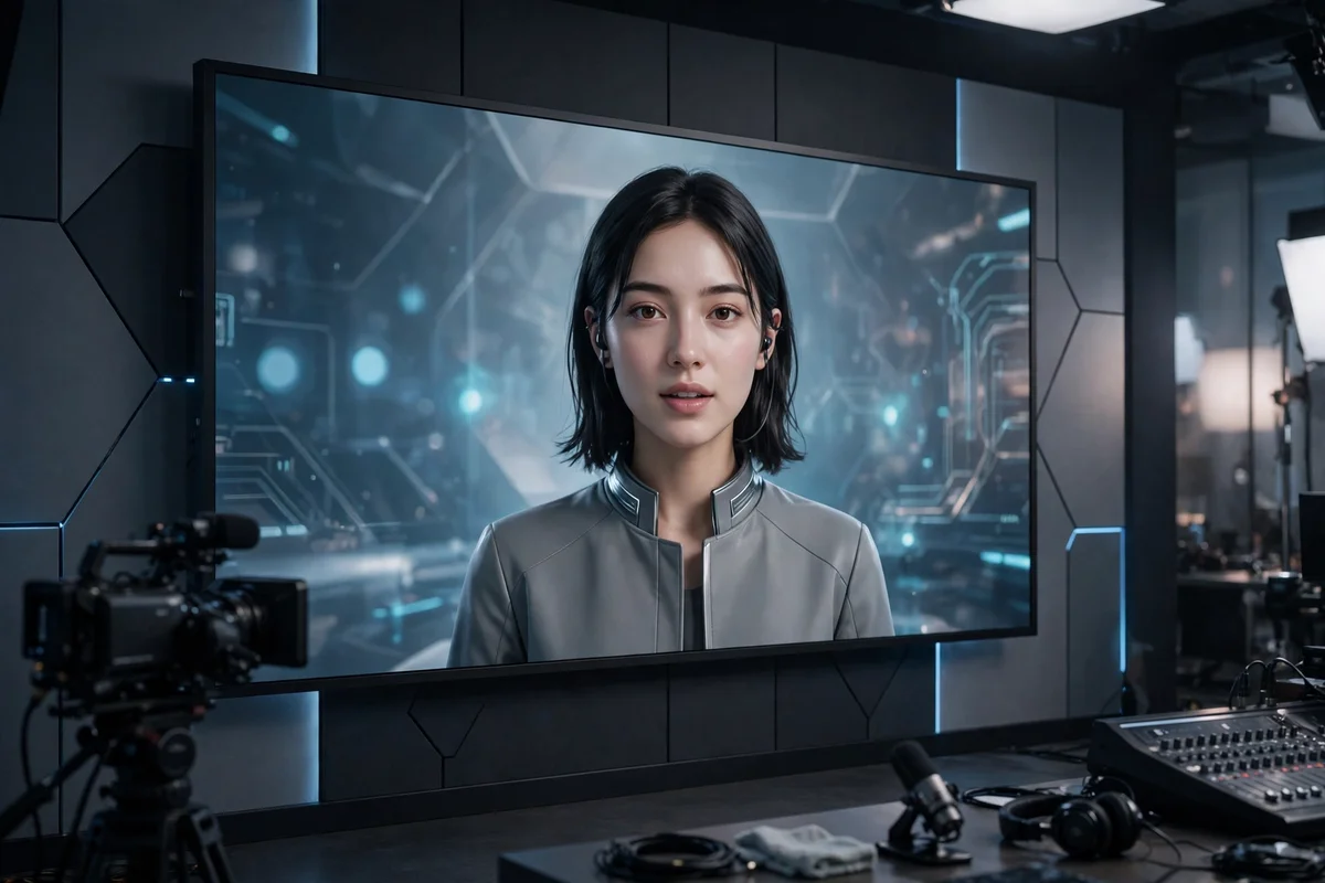 HeyGen AI avatar presenting to camera in 175 languages